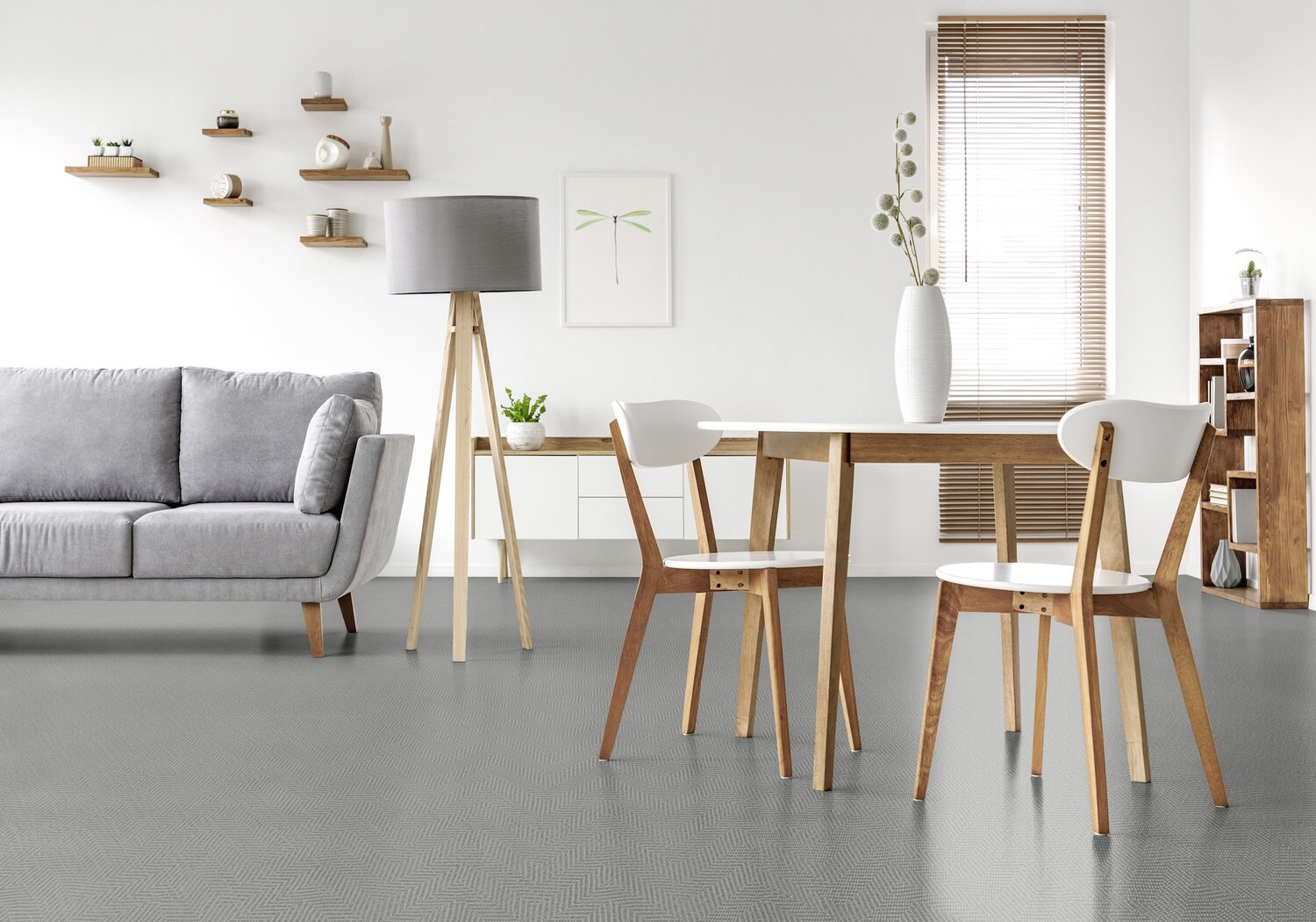 2209 - Sisal grey livingroom-lpr